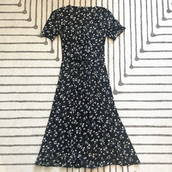 Reformation Locklin Midi Dress - Jasmine - Size 4 - Picture 5 of 7